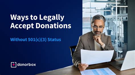 can you fundraise without being a charity|6 Ways to Legally Accept Donations Without 501(c)(3) Status.